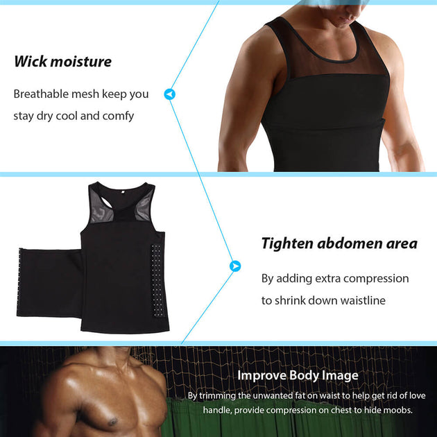 Slimming Underwear,Compression Shirt,Men Body Shaper