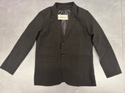 Kumayes Black Single-Breasted Suit Blazer Casual Outerwear Suits