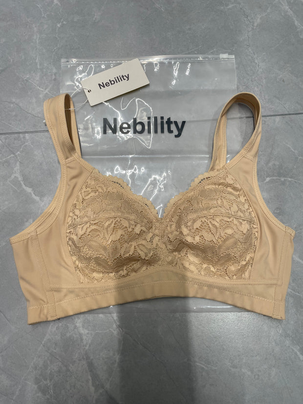 Nebility Women's Modern Seamless Brassieres, Pullover Wireless Brassieres with Adjustable Straps