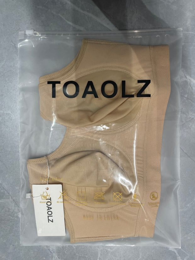 TOAOLZ Women  Double Cross Tummy  Control  Shapewear Bodices [Lingerie]