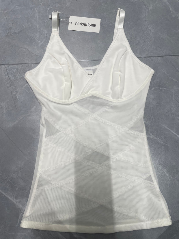 Quality Meets Affordability Nebility Stylish Mesh Breathable and Trendy Tank Top