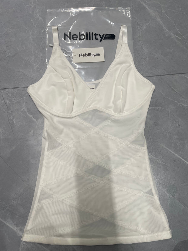 Quality Meets Affordability Nebility Stylish Mesh Breathable and Trendy Tank Top