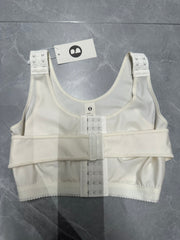 Full Cup Top Vest with Front-Zipper Wirefree for Women Fitness