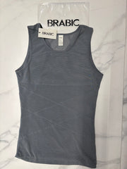 BRABIC Men's Mesh Compression Vest Slimming Breathable Shapewear