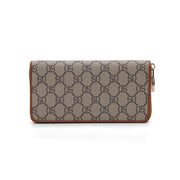 SADI SD Elegant Monogram Zip-Around Wallet | Stylish & Spacious Women’s Clutch