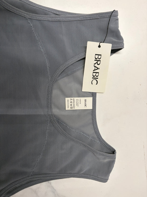 BRABIC Men's Mesh Compression Vest Slimming Breathable Shapewear