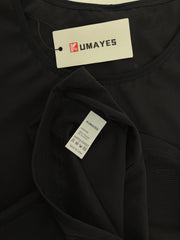 Kumayes Sheer Mesh Short-Sleeve Top - Stylish & Breathable T-Shirt