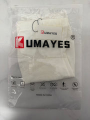 Kumayes White Lace Trim Shapewear Tummy-Control High-Waisted Short Undergarments