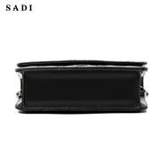 SADI SD Women Quilted Shoulder Bag Medium Chain Purse Trendy Ladies Handbag PU Leather Pocketbooks
