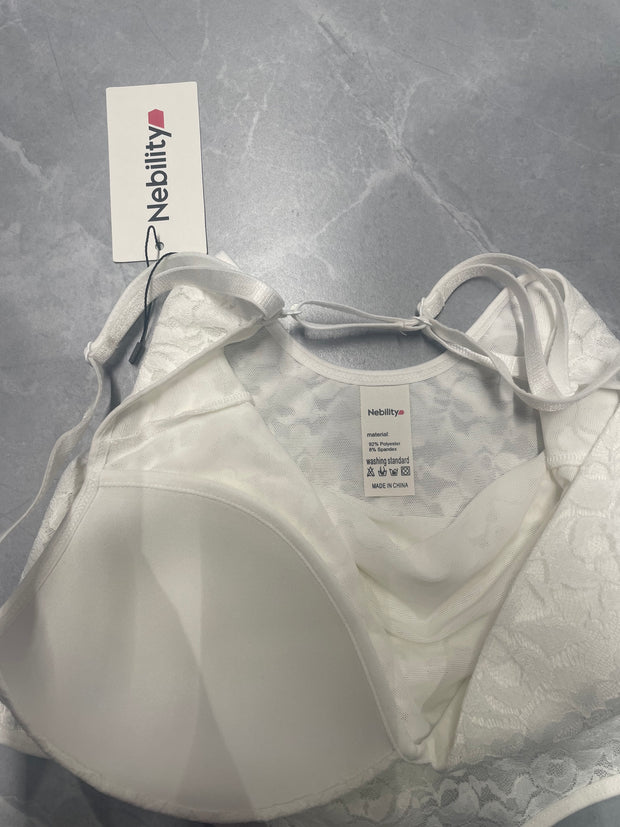 Nebility Breathable Mesh Bodysuit Comfortable Underwear