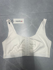 Nebility Full Cup Top Vest with Front-Zipper Wirefree for Women Fitness