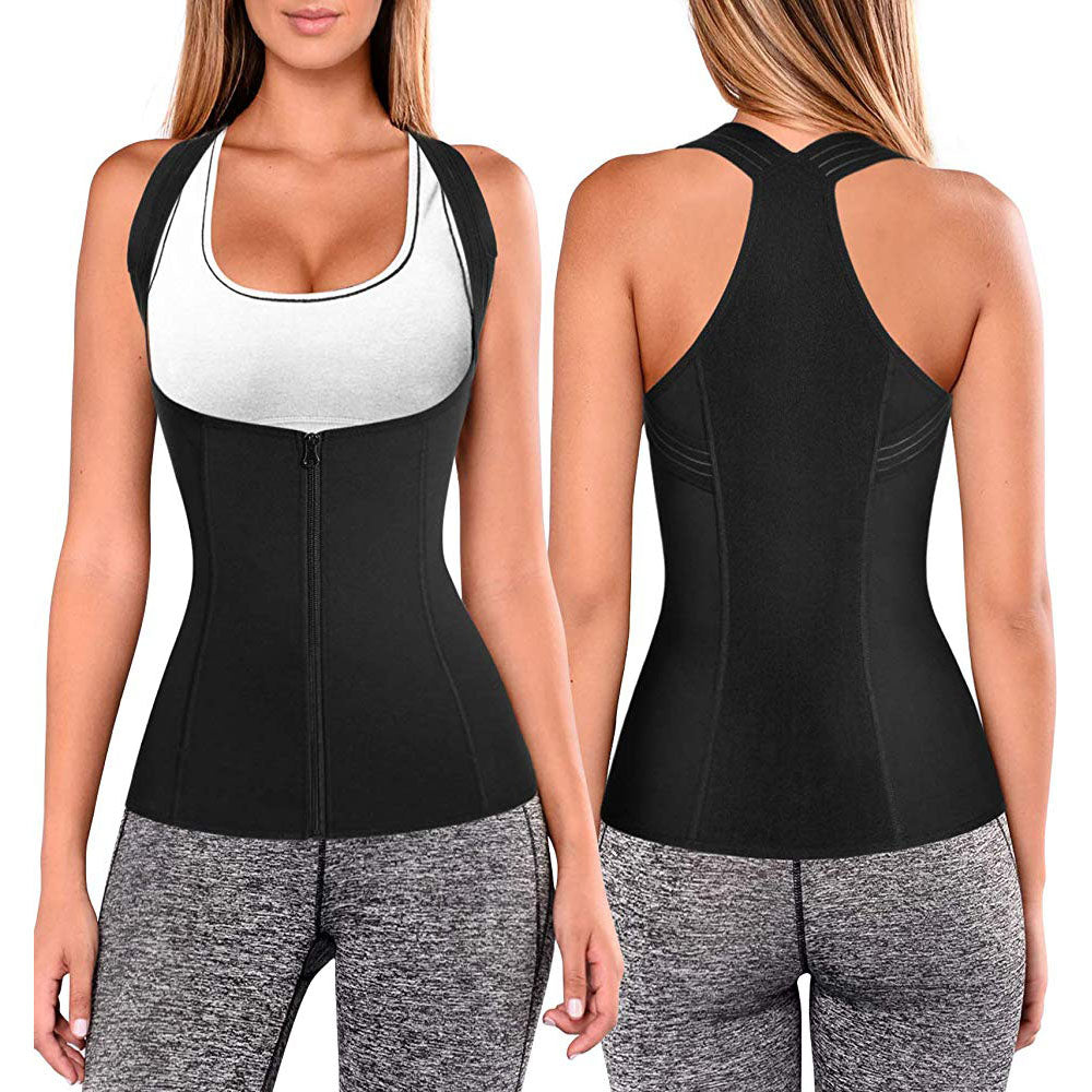 Buy Junlan Neoprene Waist Trainer Vest for Women Corset Workout Body Shaper  Cincher Sauna Sweat Tank Top Workout Girdle Online at desertcartKUWAIT